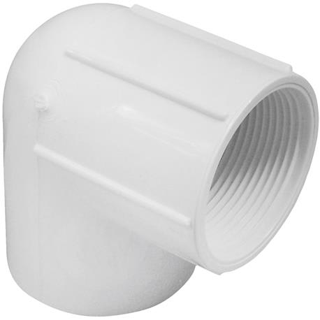 Charlotte Pipe Schedule 40 90 Deg. PVC DWV Street Elbow, 2 In. Slip x 2 In. Female