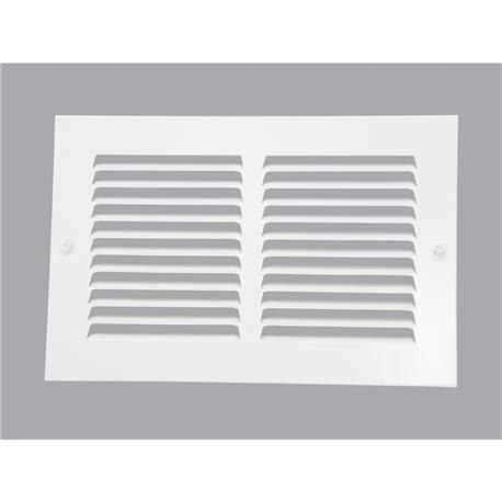 Home Impressions 6 in. x 10 in. Stamped Steel Return Air Grille