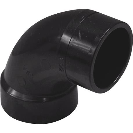 Charlotte Pipe 2 In. Hub x Spigot 90 Deg. Sanitary Street ABS Elbow