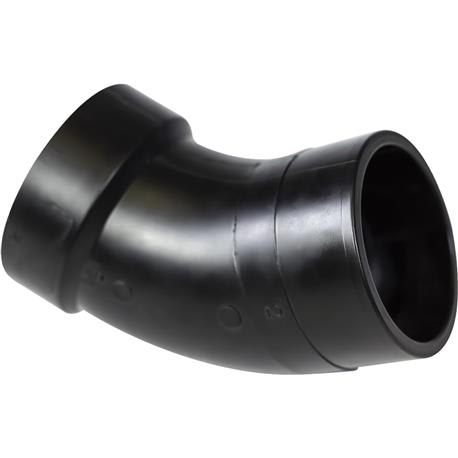 Charlotte Pipe 4 In. Hub x Spigot 45 Deg. Street ABS Elbow