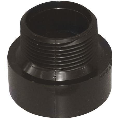 Charlotte Pipe 1-1/2 In. Hub x MPT ABS Male Adapter