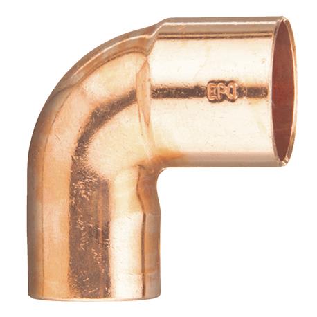 NIBCO 1/2 In. 90 Deg. Close Ruff Copper Street Elbow