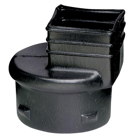 Advanced Drainage Systems 3" x 4" x 4" Female Corrugated Downspout Barb