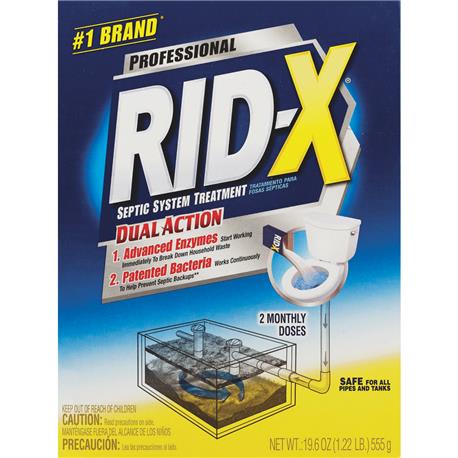 Rid-X Professional 19.6 Oz. Septic Tank Treatment, 2-Pack