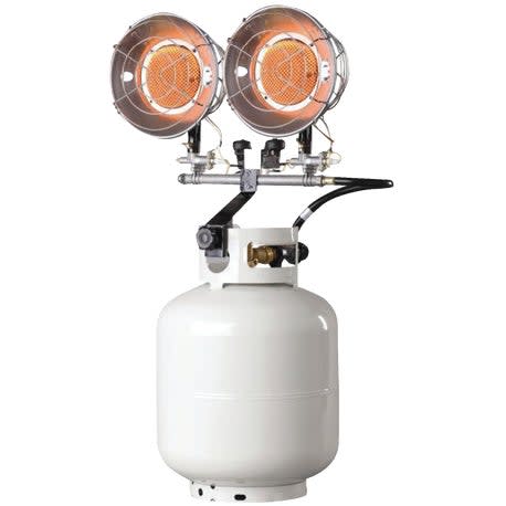 Mr. Heater 30,000 BTU Radiant Double Tank Top Propane Heater, 17.25 in.