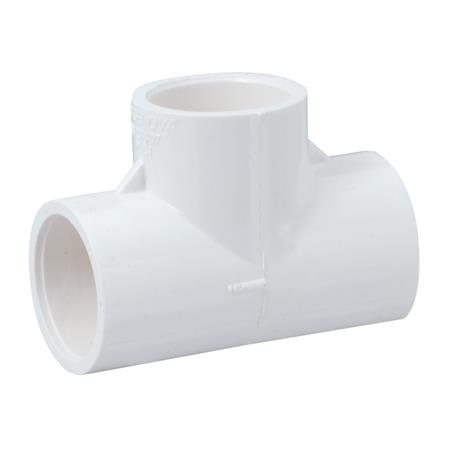 Charlotte Pipe 3/4" Schedule 40 White PVC Tee