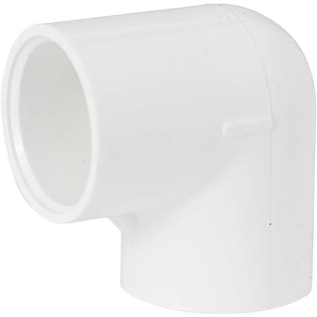 Charlotte Pipe Schedule 40 90 Deg. PVC DWV Elbow, 1 In. Slip x Slip