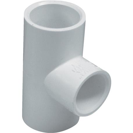 Charlotte Pipe 1" A x 1" B x 1/2" C Pressure Reducing PVC Tee