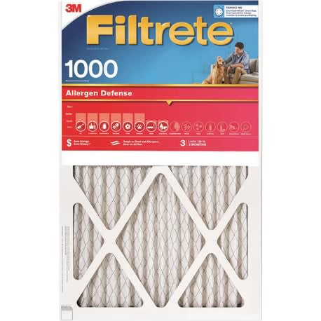 Filtretre Allergen Defense 1000/1085 MPR Furnace Filter, 14 in. x 20 in. x 1 in.