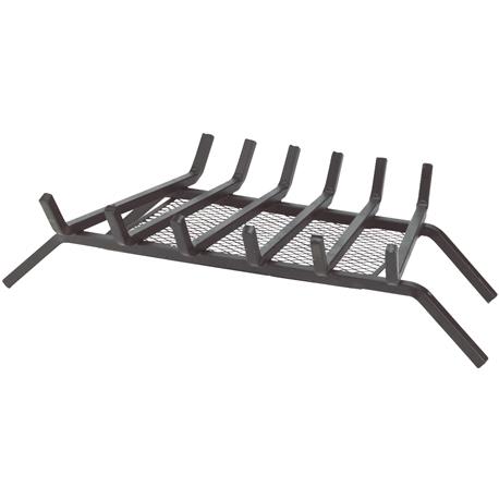 Home Impressions Steel Fireplace Grate with Ember Screen