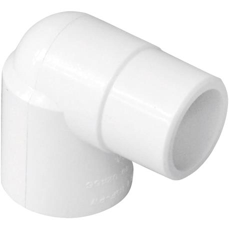 Charlotte Pipe Schedule 40 90 Deg. PVC DWV Street Elbow, 3/4 In. Slip x Spigot