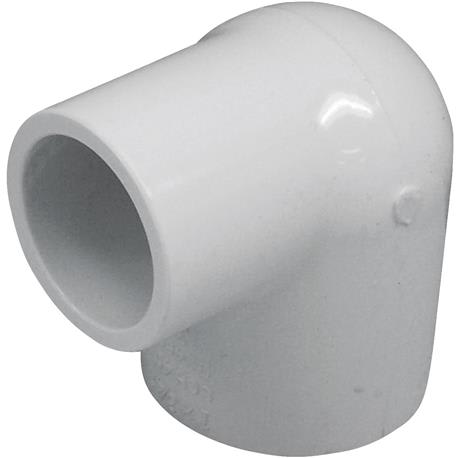 Charlotte Pipe Schedule 40 90 Deg. Reducing PVC Elbow, 1 In. x 3/4 In. Slip