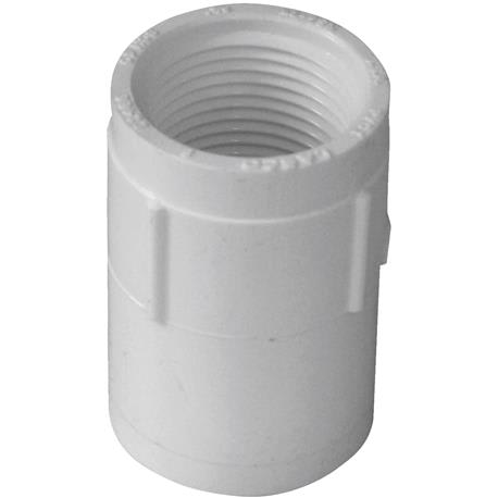 Charlotte Pipe 3/4 In. FIP Schedule 40 Threaded PVC Coupling