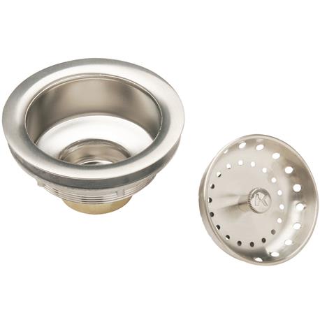 Do it Best Brushed Nickel Basket Strainer Assembly