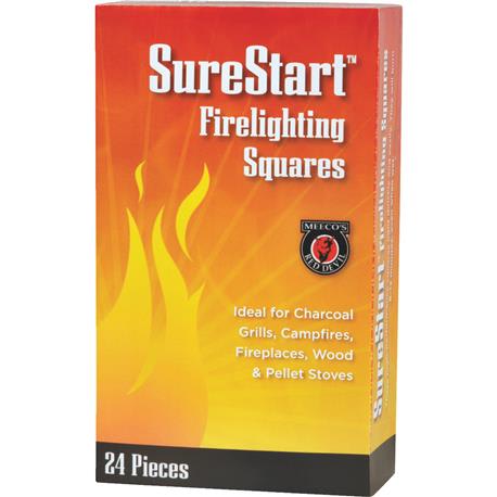 Meeco's Red Devil Fire Starter Squares, 24 Pack