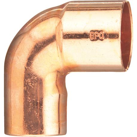 NIBCO 1 In. 90 Deg. Close Ruff Copper Street Elbow