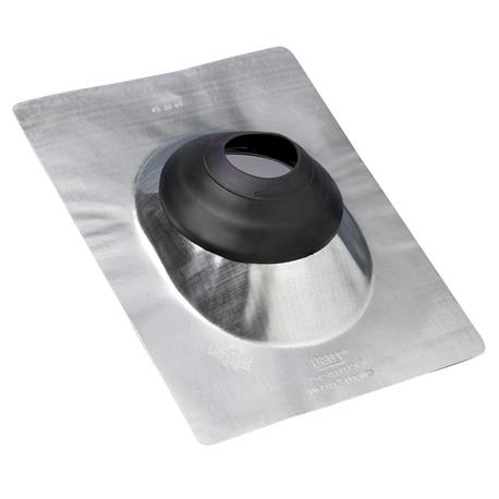 Oatey No-Caulk 3 In. Galvanized Base Pipe Flashing