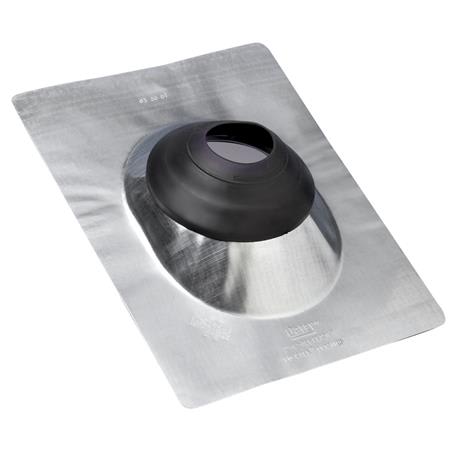 Oatey No-Caulk 4 In. Galvanized Base Pipe Flashing