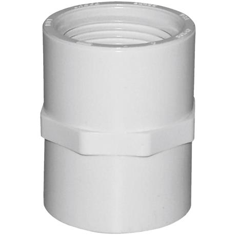 Charlotte Pipe 1 In. FIP Schedule 40 Threaded PVC Coupling