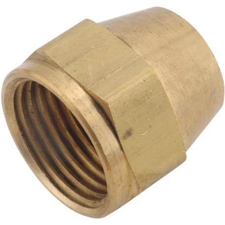 Anderson Metals 5/8 In. Brass Flare Short Nut