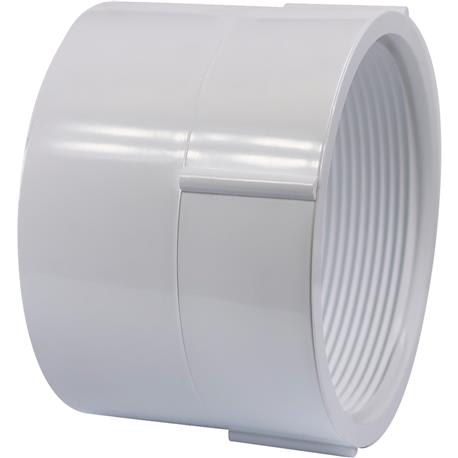 Charlotte Pipe Schedule 40 DWV PVC Adapter, 1-1/2 In. Hub x 1-1/2 In. FPT