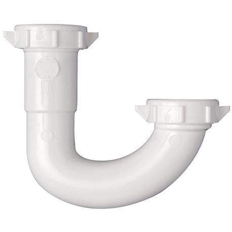 Plumb Pak 1-1/4 In. White Plastic J-Bend