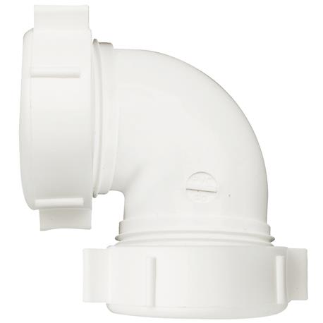 Plastic 90 deg. Double Slip-joint Coupling Elbow