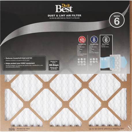 Do it Best Efficiency Rated Dust & Lint Furnace Filter, 20 x 30 x 1 in.