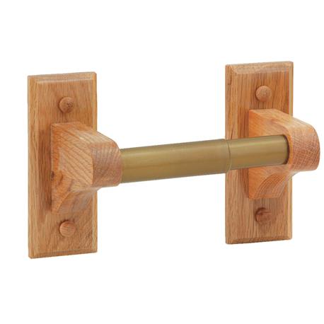 Home Impressions Oak Toilet Paper Holder