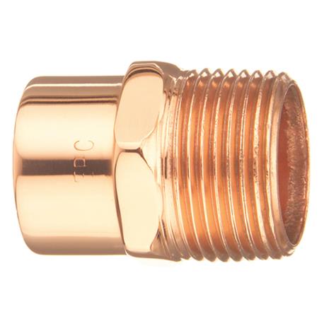 NIBCO 1/2 In. Copper Male Adapter, 10-Pack