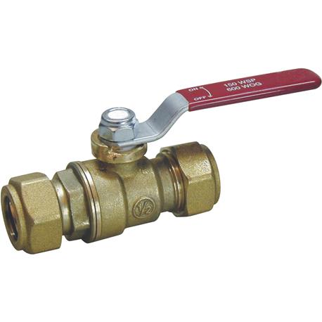 ProLine 1/2 In. C Forged Brass Ball Valve Compression End