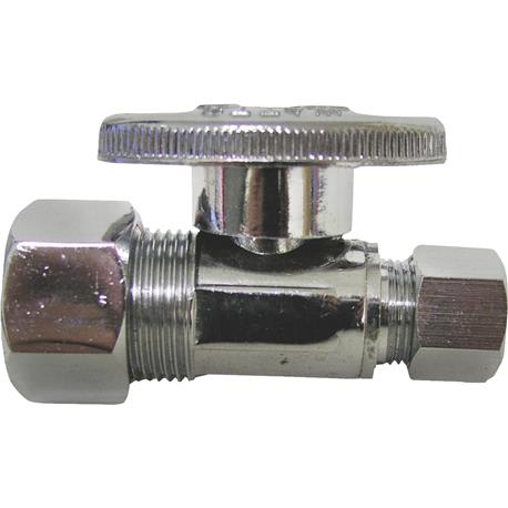 ProLine Quarter Turn Straight Valve, 5/8 In. FIP x 3/8 In. C