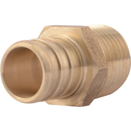 SharkBite 3/4" CF x 1/2" MPT PEX Brass Adapter