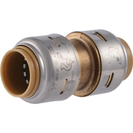 SharkBite 1/2" Push-to-Connect Brass Coupling