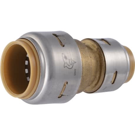 SharkBite 1/2" x 3/4" Push-to-Connect Brass Coupling