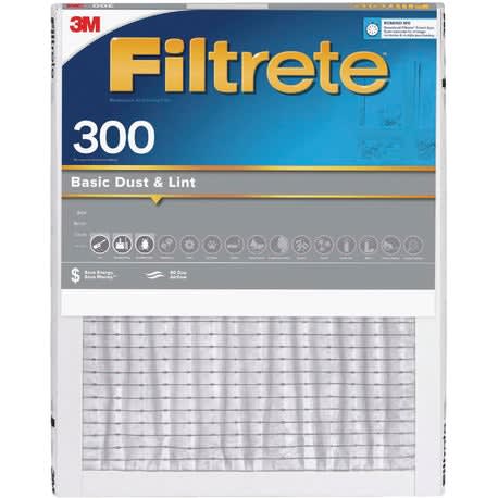 Filtretre Basic Dust and Lint 300 MPR Furnace Filter, 16 in. x 20 in. x 1 in.