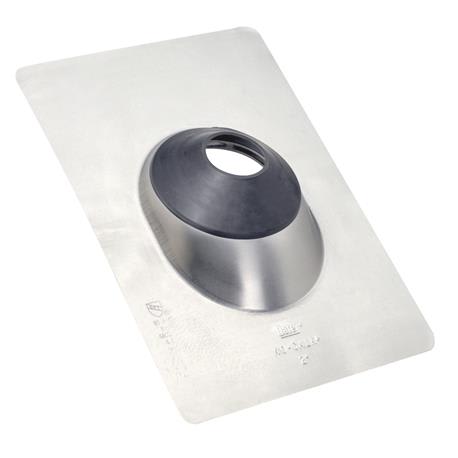 Oatey No-Caulk 3 In. Aluminum Base Pipe Flashing