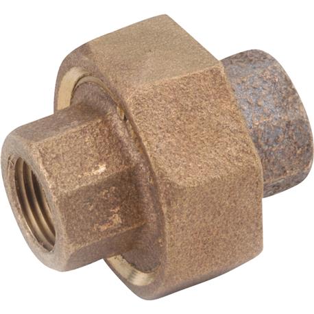 Anderson Metals 3/4 In. Red Brass Threaded Union