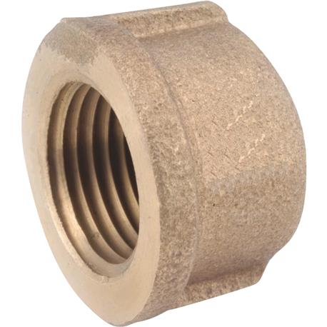 Anderson Metals 1/2 In. Red Brass Threaded Pipe Cap