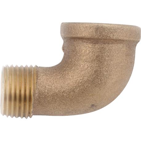 Anderson Metals 1/8 In. 90 Deg. Red Brass Threaded Street Elbow