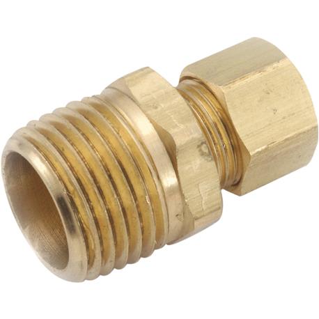 Anderson Metals Male Union Compression Adapter, 1/8 In. x 1/8 In.