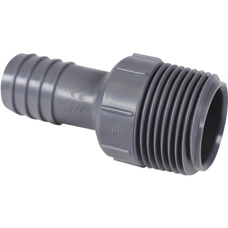 Boshart 1" MPT x 3/4" Insert Reducing Hose Adapter