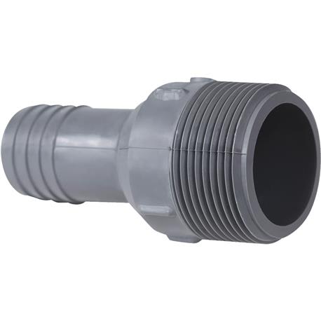 Boshart 1-1/4" MPT x 1" Insert Reducing Hose Adapter