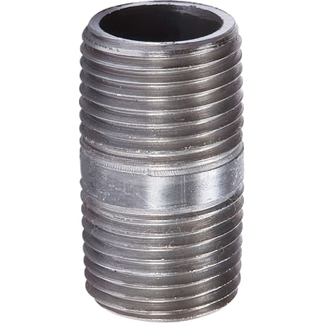 Southland Galvanized Steel Pipe Nipple, 3/8 In. x Close