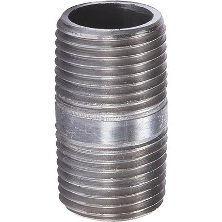 Southland Galvanized Steel Pipe Nipple, 1/2 In. x Close