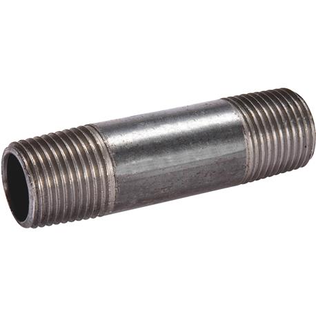 Southland Steel Black Iron Pipe Nipple, 3/8 In. x 1-1/2 In.
