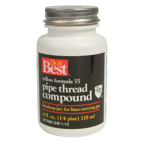 Do it Best Yellow Formula 55 Pipe Thread Compound, 4 oz.