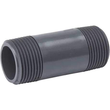 B&K Schedule 80 PVC Nipple, 1-1/4 In. x 3 In.