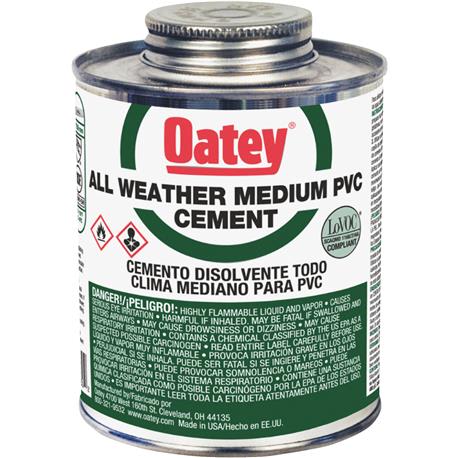 Clear All-Weather PVC Cement