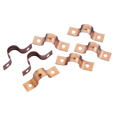 Oatey 3/4 In. Copper-Plated Pipe Strap, 12-Pack